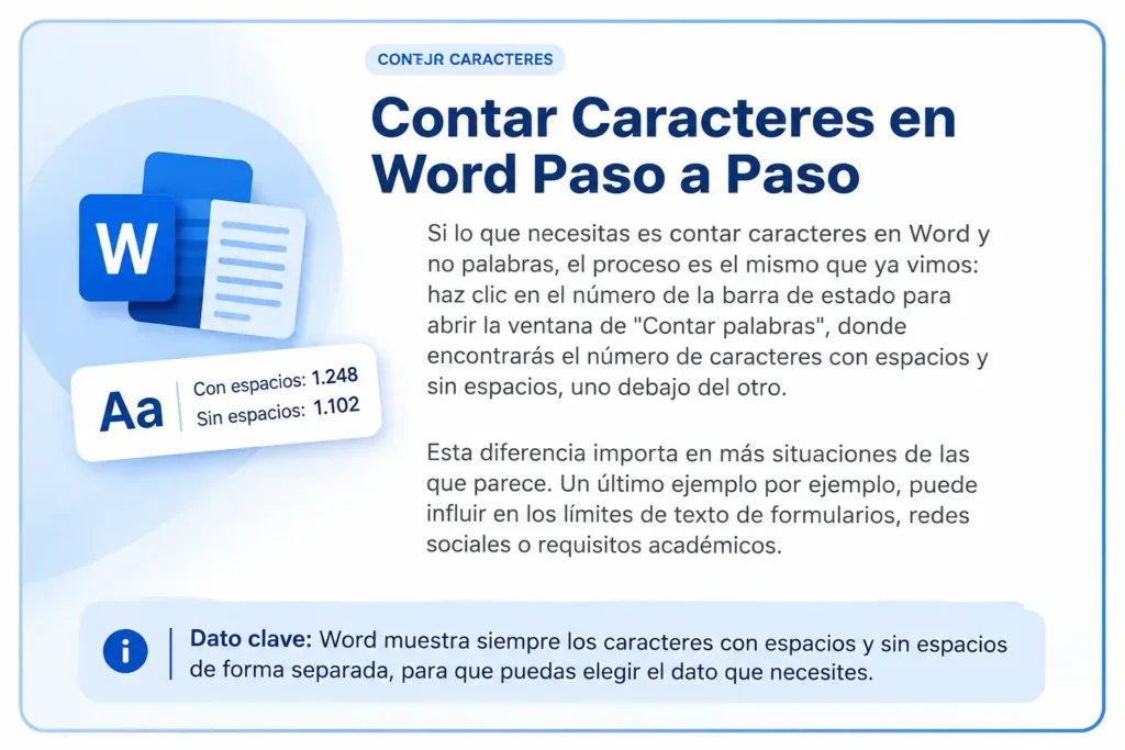 cómo contar palabras